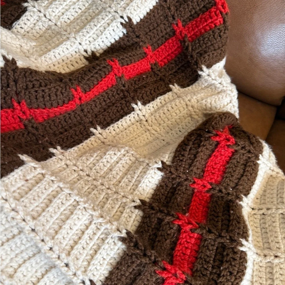 Vintage cozy throw